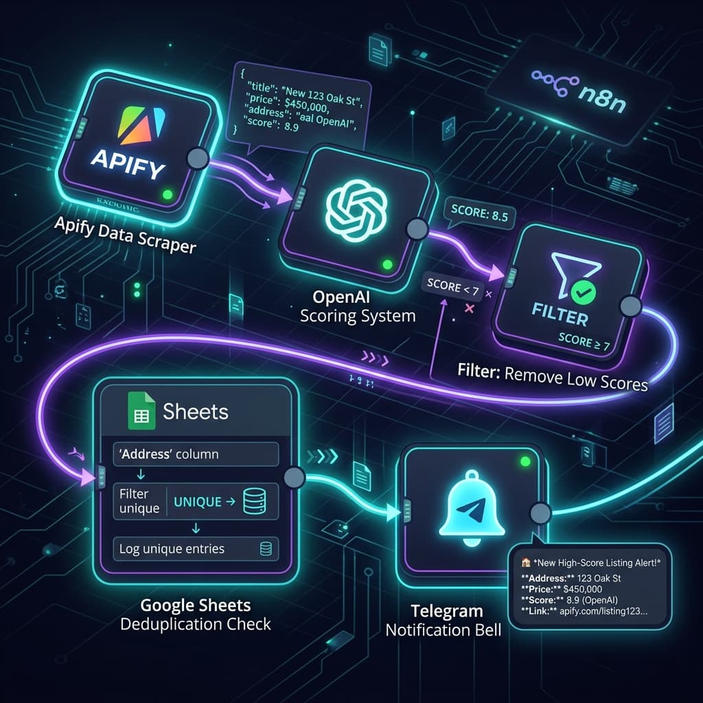 Apify Listings → Telegram Alerts