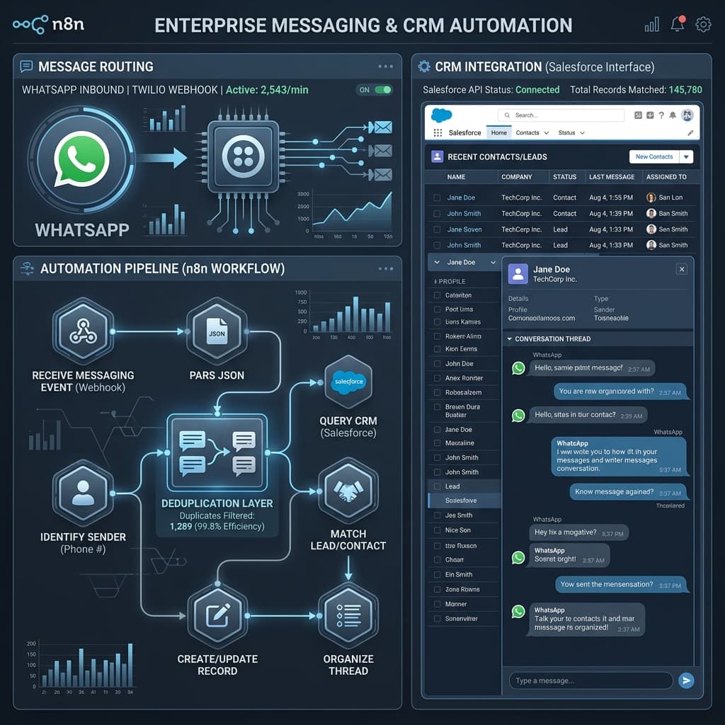 Salesforce–WhatsApp Enterprise Messaging